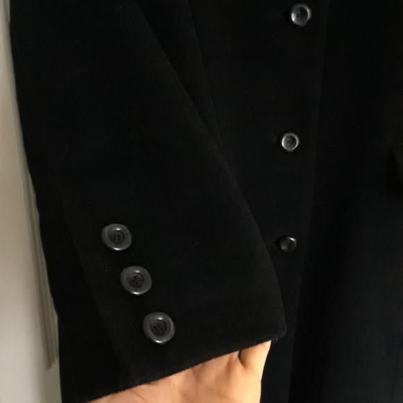 London Fog. Long Wool Coat. Black. 6P - Picture 8 of 16